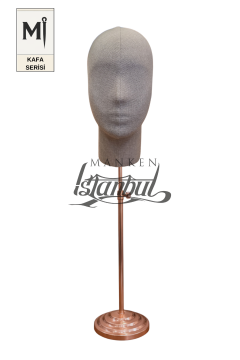 Bayan kumaş kaplı Monica kafa mankeni-Aksesuar Mankeni
