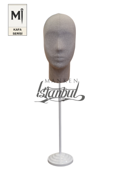 Bayan kumaş kaplı Monica kafa mankeni-Aksesuar Mankeni