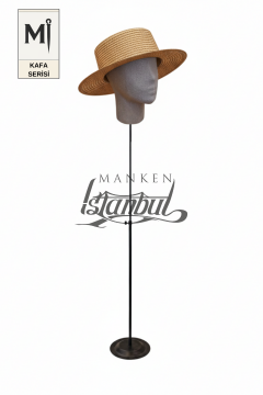 Bayan kumaş kaplı Monica kafa mankeni-Aksesuar Mankeni