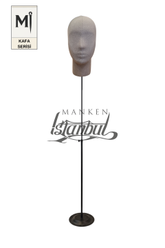 Bayan kumaş kaplı Monica kafa mankeni-Aksesuar Mankeni
