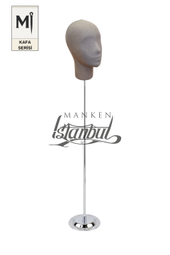 Bayan kumaş kaplı Monica kafa mankeni-Aksesuar Mankeni