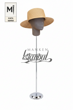 Bayan kumaş kaplı Monica kafa mankeni-Aksesuar Mankeni