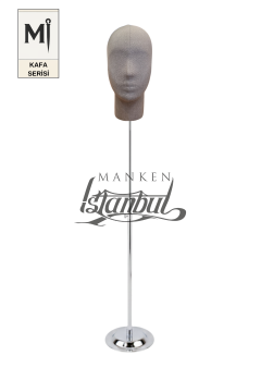 Bayan kumaş kaplı Monica kafa mankeni-Aksesuar Mankeni