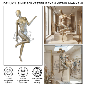 Delüx 1. Sınıf İç Çamaşırı Bikini Mayo Bayan Vitrin Mankeni