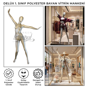 Delüx 1. Sınıf İç Çamaşırı Bikini Mayo Bayan Vitrin Mankeni