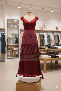 360° Elektrikli Döner Stantlı Vitrin Mankeni Terzi Mankeni