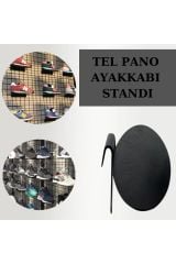 Tel Panoya Geçme Plastik Ayakkabı Standı.