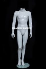 Kafasız erkek vitrin mankeni, vitrin mankenleri