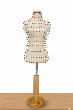 Okulları İçin 1/2 Eşel Terzi Mankeni Seti - 15 parça