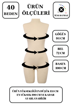 TOPTAN- ÇOK AL AZ ÖDE - 2 ADET - 36-38-40 Beden - Pinokyo Ahşap Kollu Vitrin Mankeni