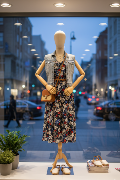 TOPTAN- ÇOK AL AZ ÖDE - 2 ADET - 36-38-40 Beden - Pinokyo Ahşap Kollu Vitrin Mankeni