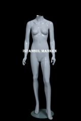 Kafasız bayan vitrin mankeni, vitrin mankenleri