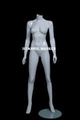 Kafasız bayan vitrin mankeni, vitrin mankenleri