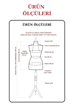 TOPTAN- ÇOK AL AZ ÖDE - 2 ADET - 36 Beden - Vitrin Mankeni - İğne Batmaz 6 Adet