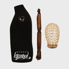 Erkek Tel Kafalı Ahşap Kollu Terzi Mankeni Vitrin Mankeni