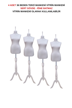 TOPTAN- ÇOK AL AZ ÖDE - 2 ADET - 36 Beden - Vitrin Mankeni - İğne Batmaz 4 ADET