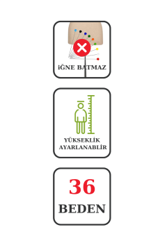 TOPTAN- ÇOK AL AZ ÖDE - 2 ADET - 36 Beden - Vitrin Mankeni - İğne Batmaz 2 ADET