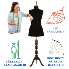 Süngerli Terzi Prova Mankeni 34-46 Beden Arası