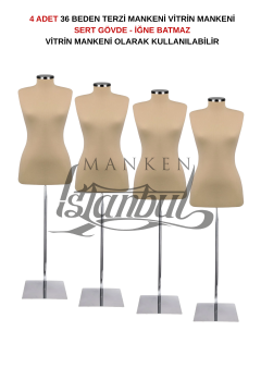 TOPTAN- ÇOK AL AZ ÖDE - 2 ADET - 36 Beden - Vitrin Mankeni - İğne Batmaz 4 ADET