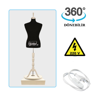 Döner Standlı Erkek Terzi Mankeni Vitrin Mankeni