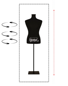 İğne Batabilen 48 Beden Erkek Terzi Mankeni Vitrin Mankeni