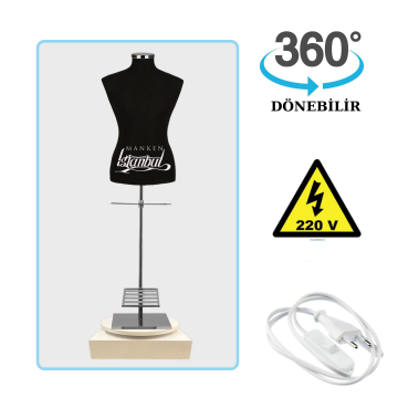 Döner Standlı Erkek Terzi Mankeni Vitrin Mankeni