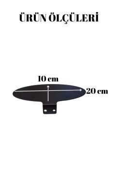 10 Adet mat siyah METAL Duvara ve suntaya vidalı ayakkabı rafı