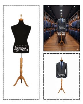 İğne Batabilen 48 Beden Erkek Terzi Mankeni Vitrin Mankeni