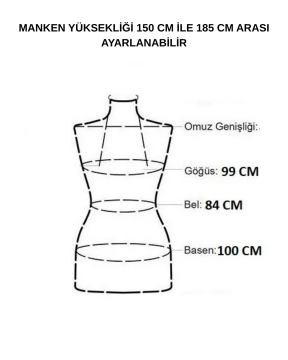 İğne Batabilen 48 Beden Erkek Terzi Mankeni Vitrin Mankeni