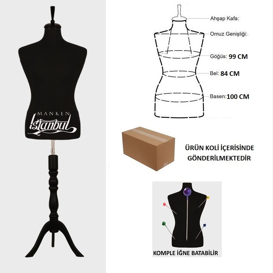 İğne Batabilen 48 Beden Erkek Terzi Mankeni Vitrin Mankeni