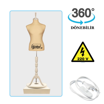 Döner Standlı Erkek Terzi Mankeni Vitrin Mankeni