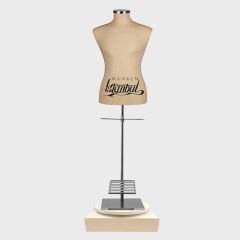 Döner Standlı Erkek Terzi Mankeni Vitrin Mankeni