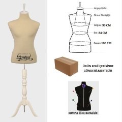 İğne Batabilen 48 Beden Erkek Terzi Mankeni Vitrin Mankeni