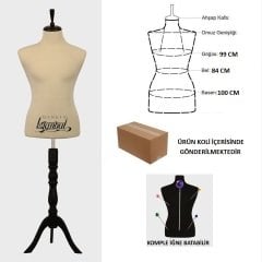 İğne Batabilen 48 Beden Erkek Terzi Mankeni Vitrin Mankeni