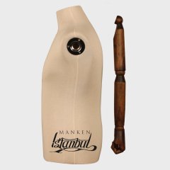 Erkek Ahşap Kollu Lüks Ayaklı Terzi Mankeni