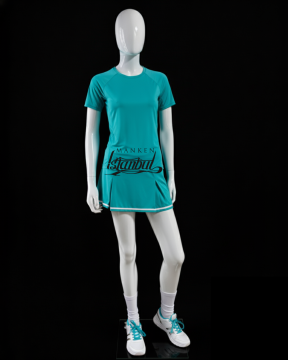 PP Kalite Plastik Uzun Ömürlü Bayan Vitrin Mankeni