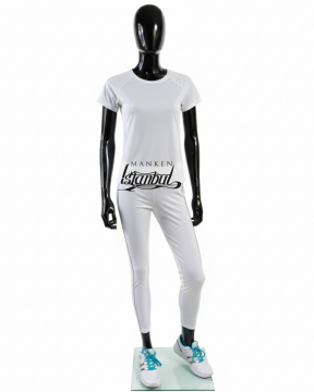 PP Kalite Plastik Uzun Ömürlü Bayan Vitrin Mankeni