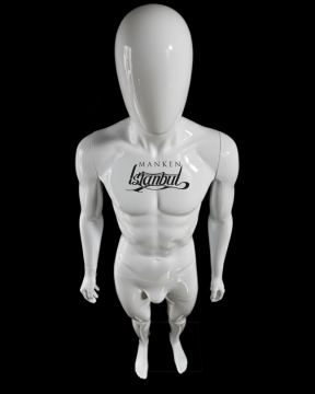 PP Kalite Plastik Uzun Ömürlü Erkek Vitrin Mankeni