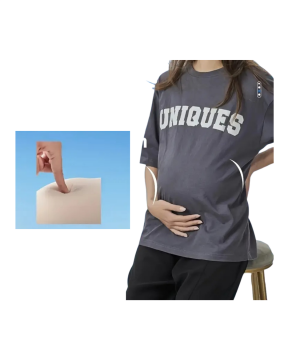 08/09 Ay Dayanıklı ve Nefes Alan Yapay Hamile Göbek