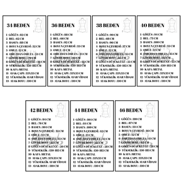 İğne Batabilen 34/36/38/40/42/44/46 Beden Terzi Mankeni