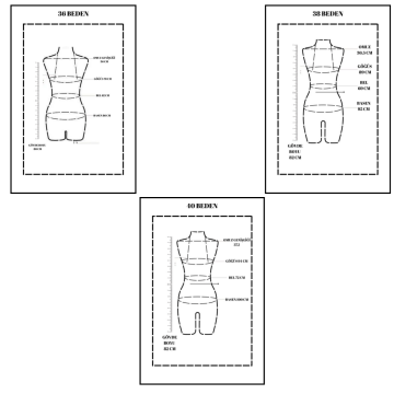 İğne Batabilen 36/38/40 Beden Pantolon Giyebilen Terzi Mankeni