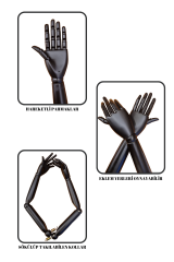 Gold Ayaklı Terzi Mankeni Vitrin Mankeni Prova Mankeni 36 beden