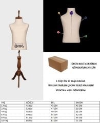 Çocuk terzi mankeni prova mankeni vitrin mankeni