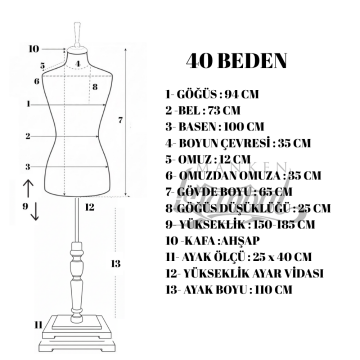 TOPTAN-03113 40 beden