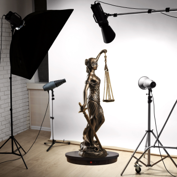 Profesyonel Siyah 50 Cm Hız Ayarlı Kumandalı Döner Platform