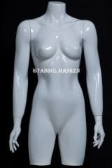 Bayan yarım vitrin mankeni, vitrin mankenleri