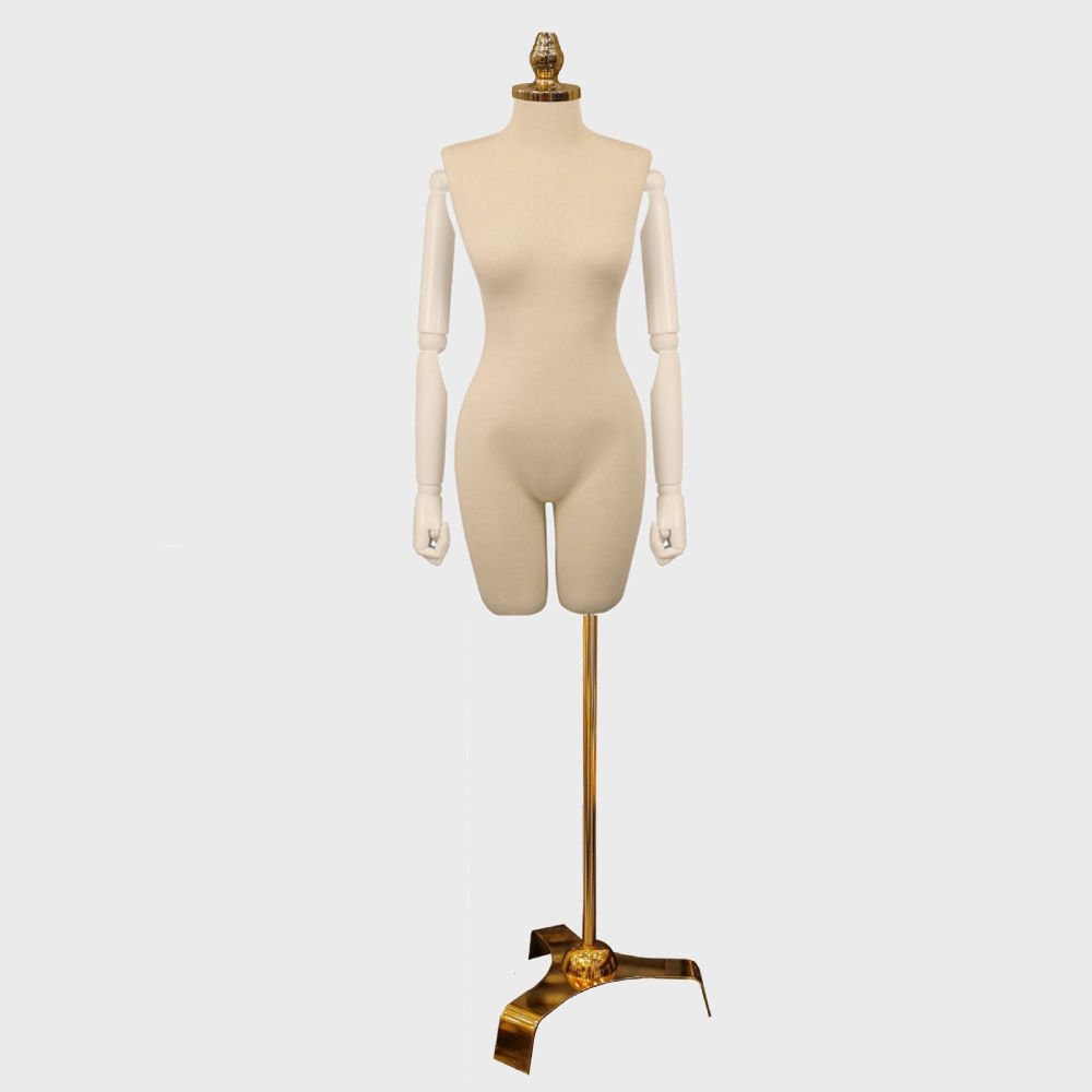 Gold Ayaklı Terzi Mankeni Vitrin Mankeni Prova Mankeni 36 beden