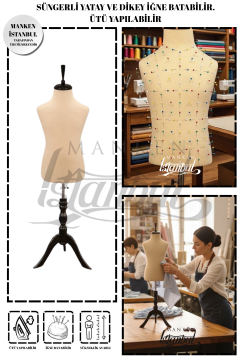 Çocuk terzi mankeni prova mankeni vitrin mankeni