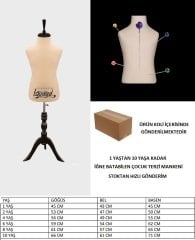 Çocuk terzi mankeni prova mankeni vitrin mankeni