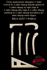 Riga - Dikiş Setli Yatay ve Dikey İğne Batan Terzi Mankeni 34 beden